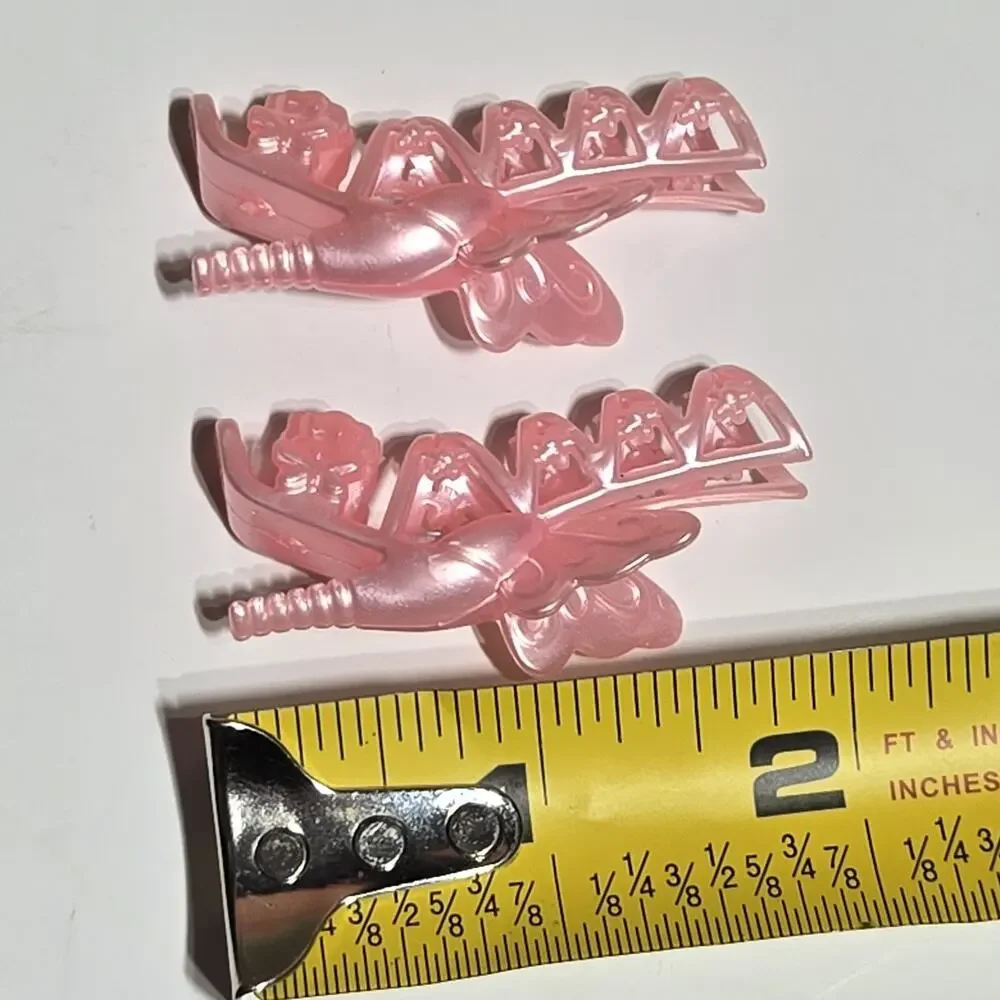 Mattel Barbie‎ Doll Shoes, Dreamtopia Pearl Pink Butterfly Wings High Heels